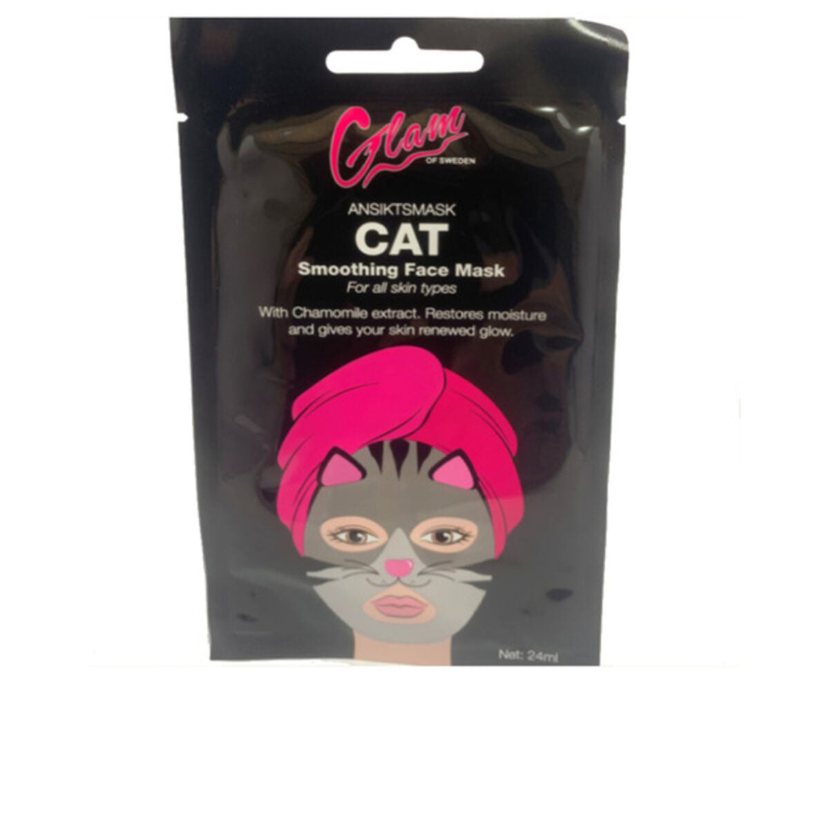 Ansigtsmaske Glam Of Sweden Cat (24 ml) til kvinder maskeemballage