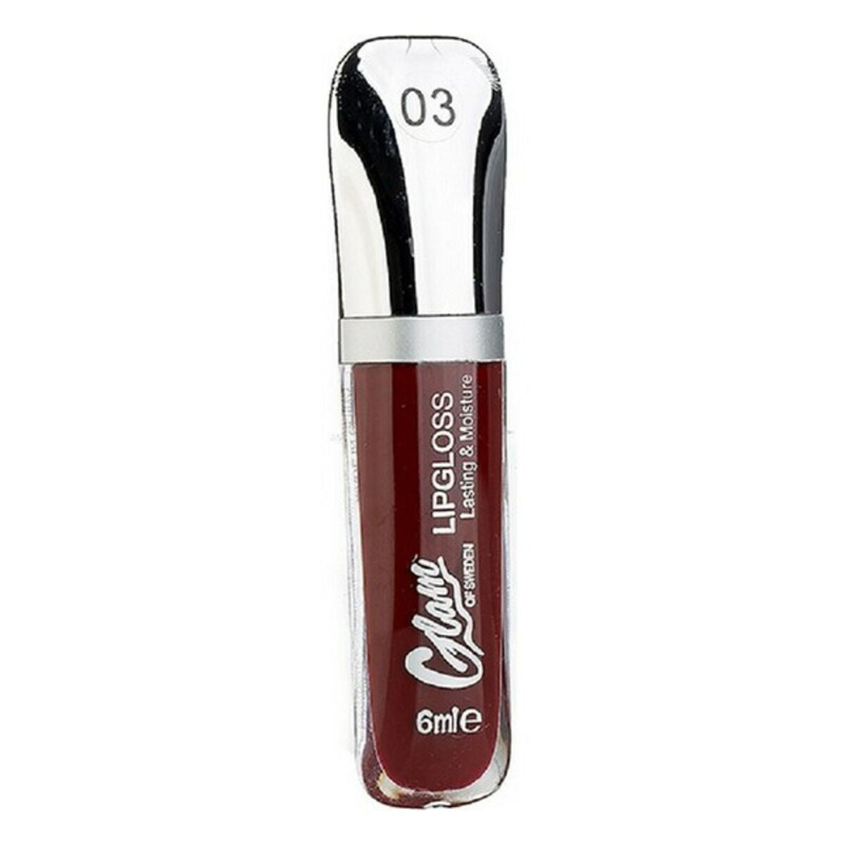 Læbestift Glossy Shine Glam Of Sweden (6 ml) 03-intens makeup-emballage