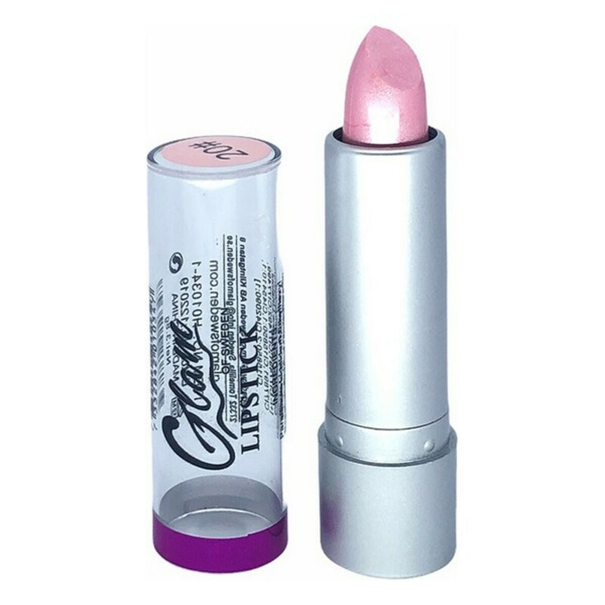 Læbestift Silver Glam Of Sweden (3,8 g) 20-frosty pink makeup-emballage 3,8 g