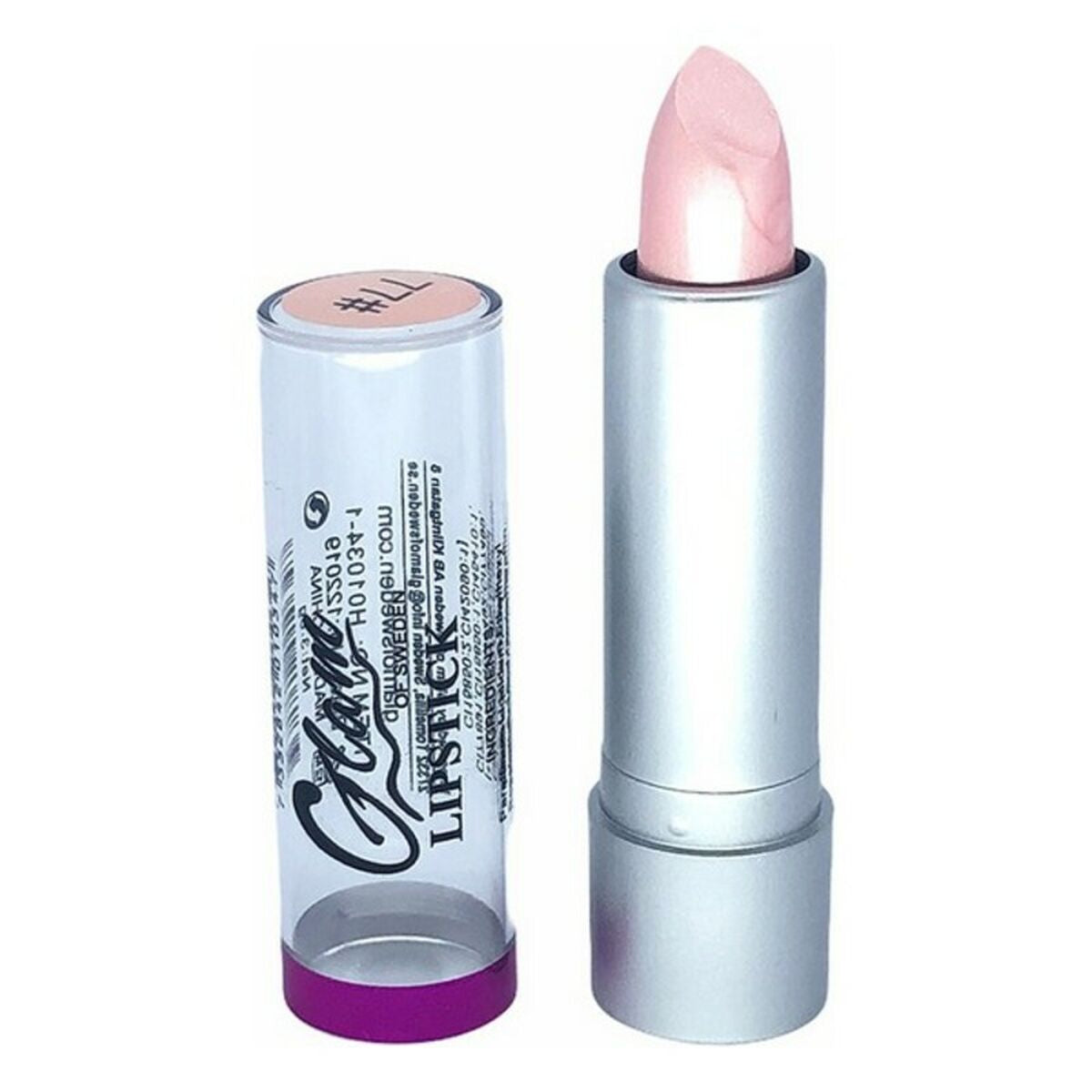 Læbestift Silver Glam Of Sweden (3,8 g) 77-kølende pink makeup-emballage 3,8 g