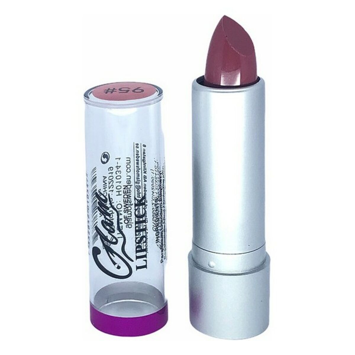Læbestift Silver Glam Of Sweden (3,8 g) 95 druer 3,8 g makeup-emballage