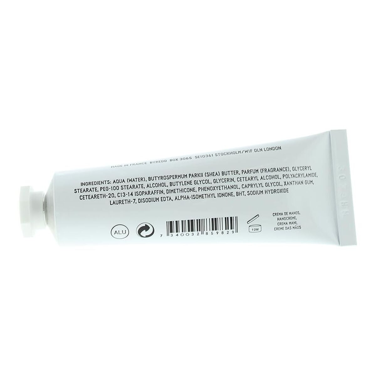 Moisturizing Foot Cream Byredo MOJAVE GHOST 30 ml hudplejeemballage