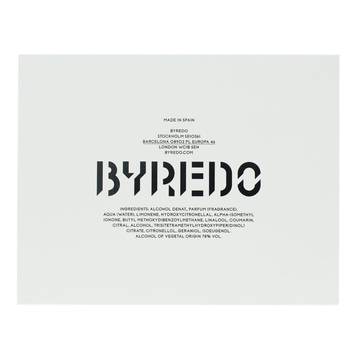 Unisex parfume Byredo BAL D'AFRIQUE EDP 100 ml flaske