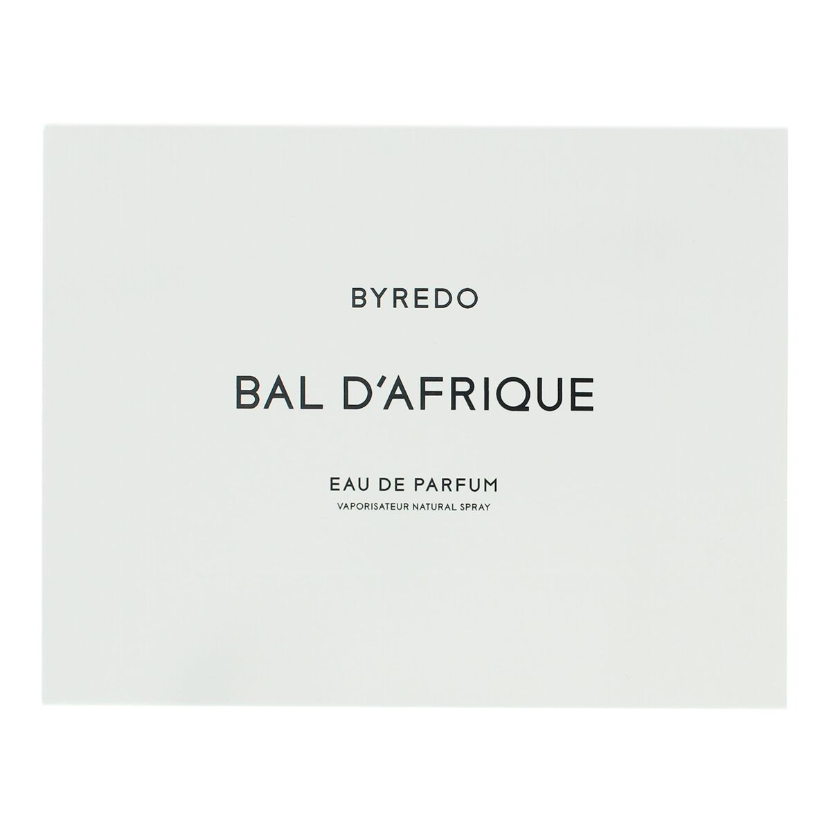 Unisex parfume Byredo BAL D'AFRIQUE EDP 100 ml flaske