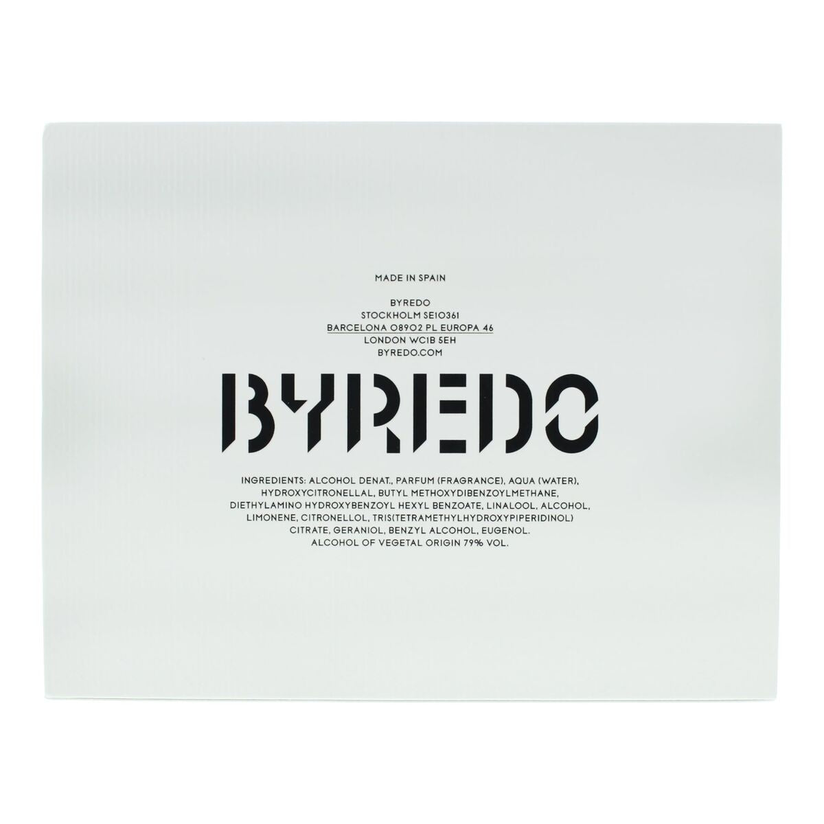 Dameparfume Byredo ROSE OF NO MAN'S LAND 100 ml til Dame produkt emballage
