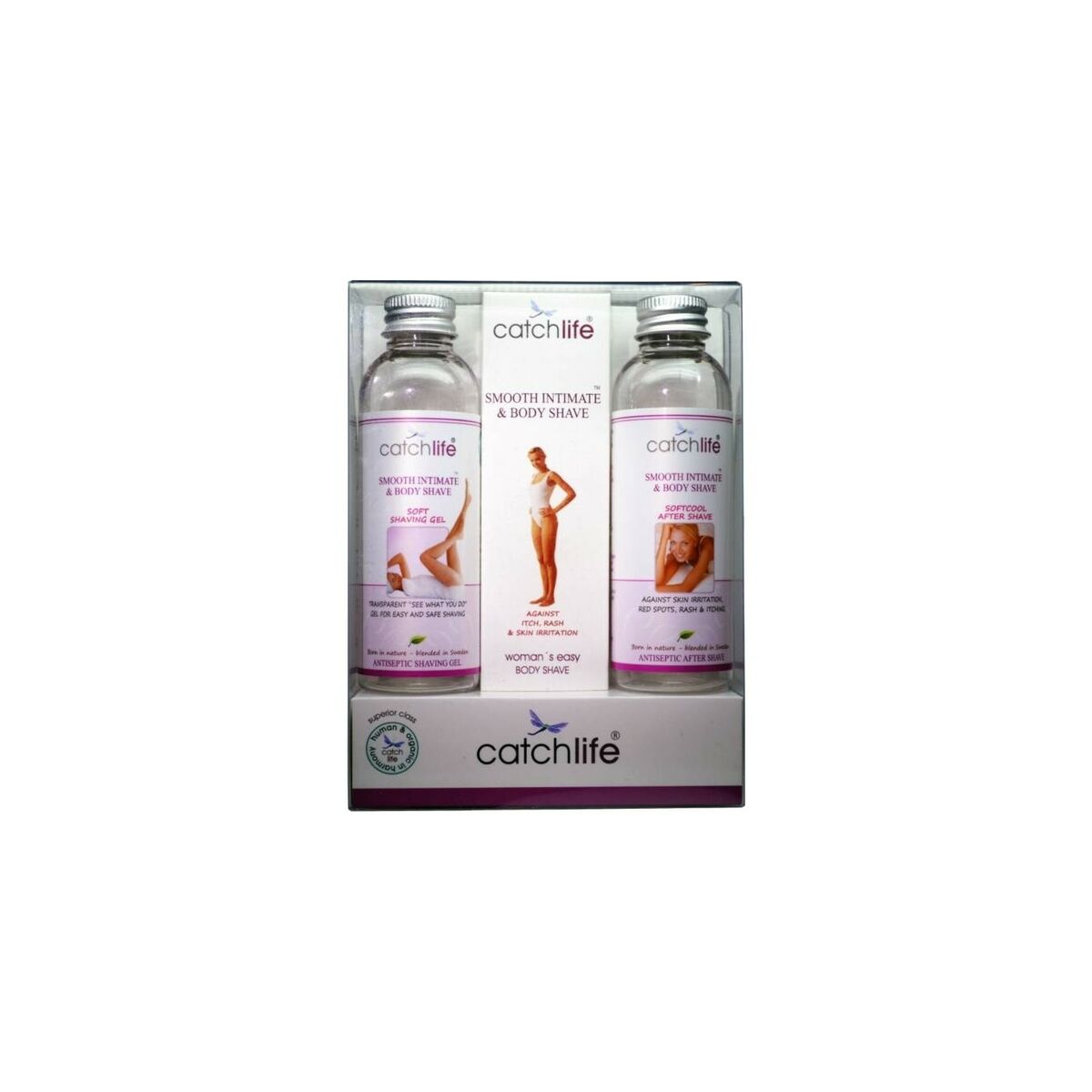 Body Hair Removal Cream Nature Body 2 x 75 ml hudplejeemballage