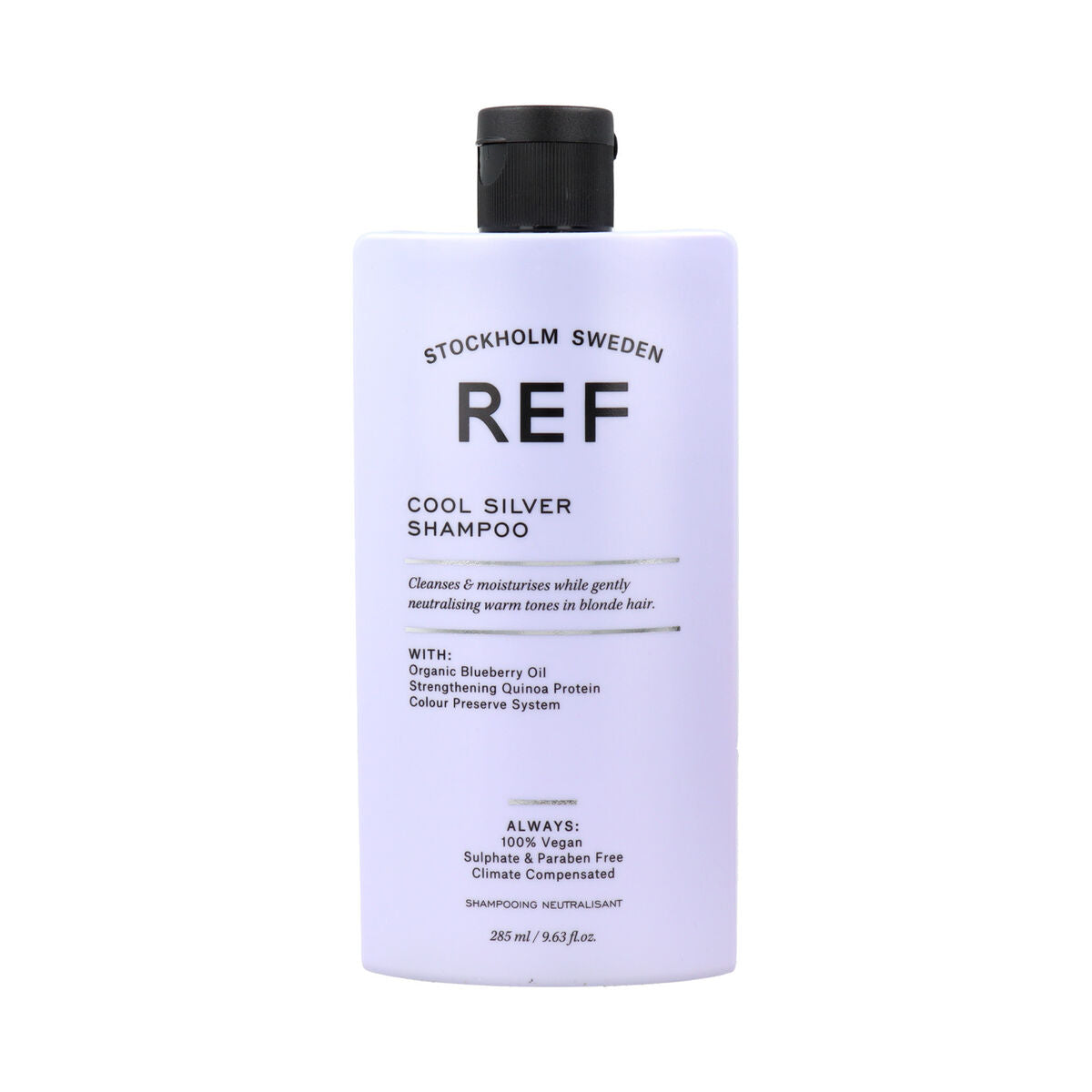 Shampoo REF COOL SILVER 285 ml til kvinder shampooflaske