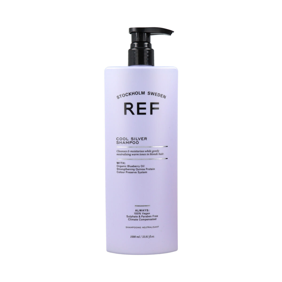 Shampoo REF COOL SILVER 1 L til kvinder shampooflaske