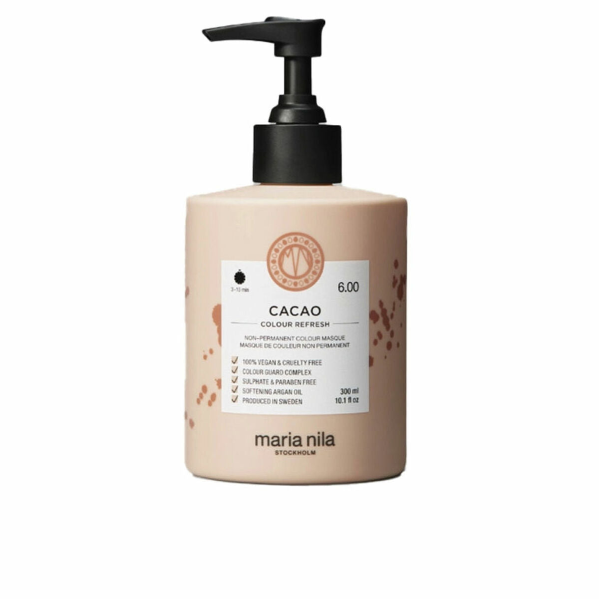 Semi-Permanent Tint Maria Nila FARVE OPFRISKNING Nº 6,00-Cacao 300 ml til Dame produktemballage