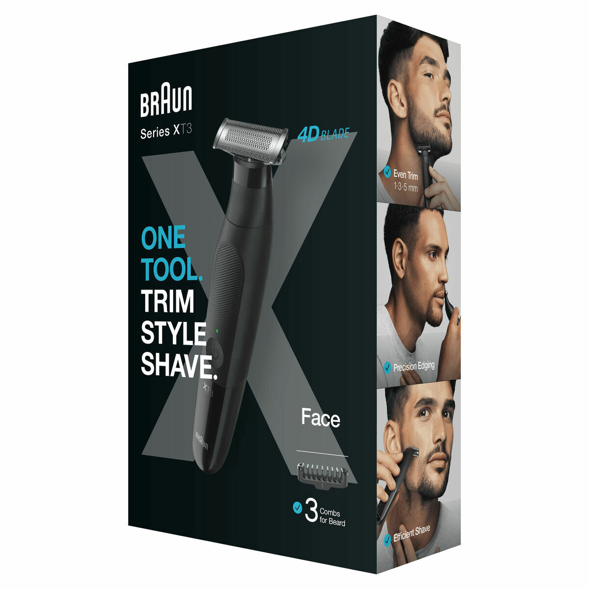 Hårklipper/Shaver Braun (3 enheder) produktemballage
