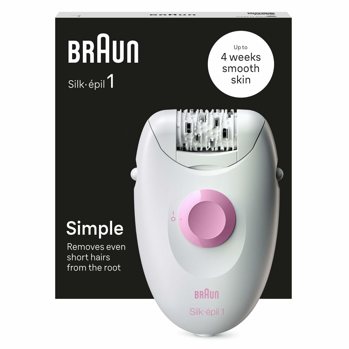 Elektrisk hårfjerner Braun SE1-010 produktemballage