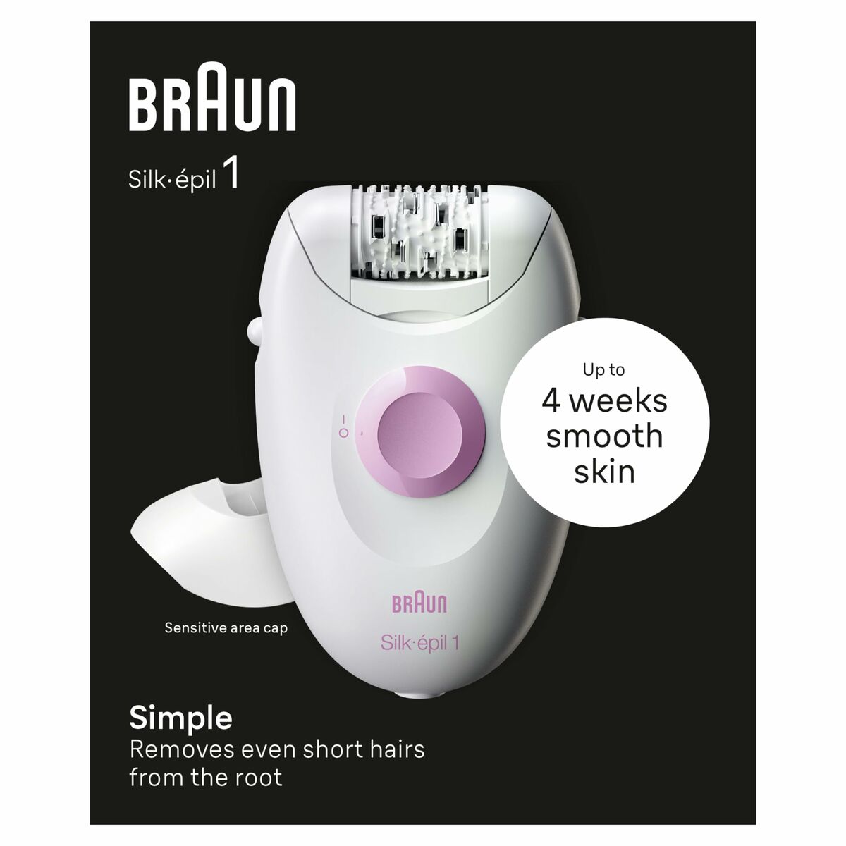 Elektrisk hårfjerner Braun SE1-010 produktemballage