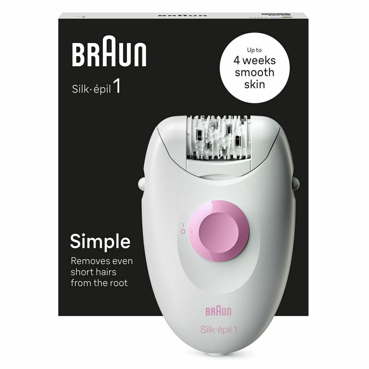 Elektrisk IPL Hair Remover Braun produktemballage