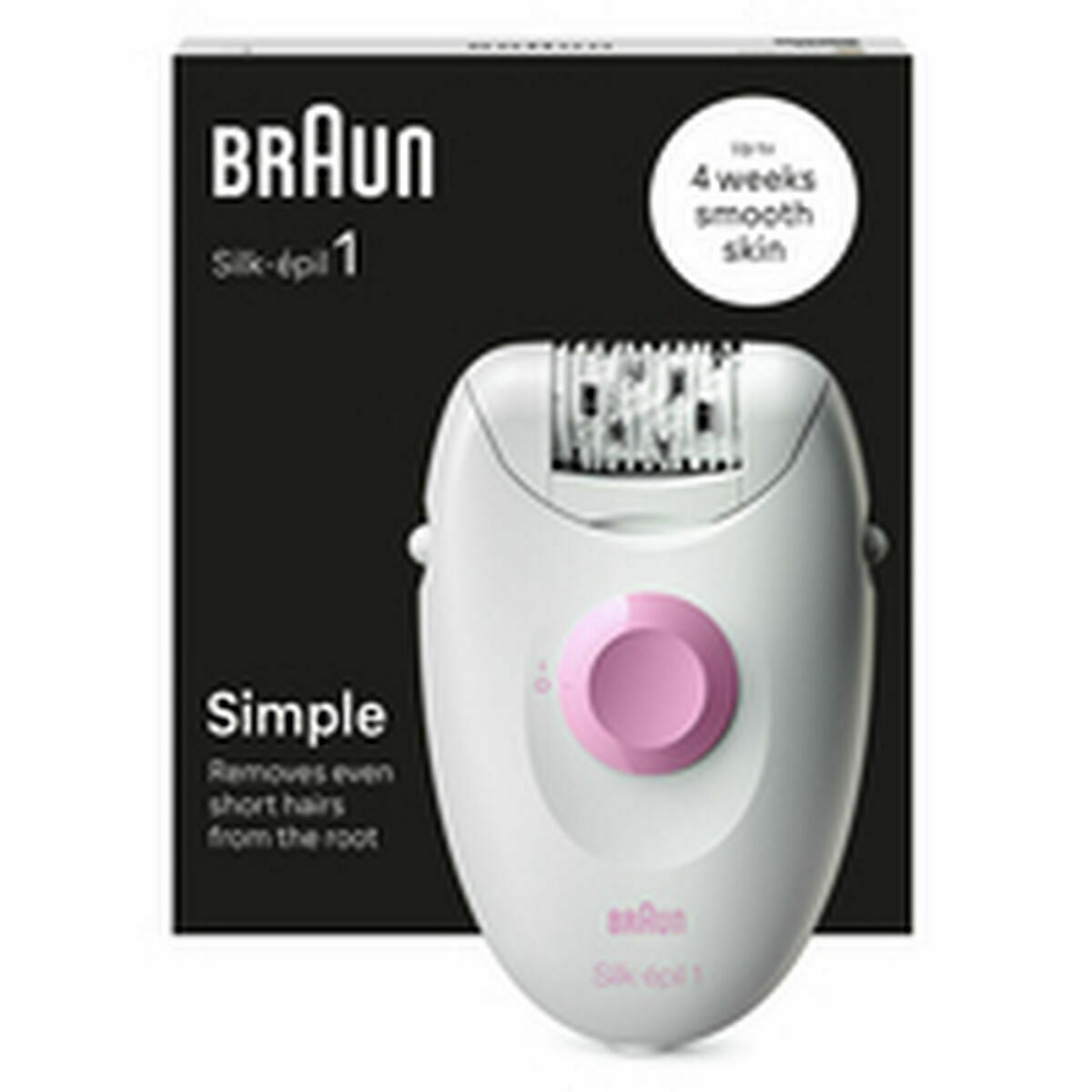 Elektrisk IPL Hair Remover Braun produktemballage