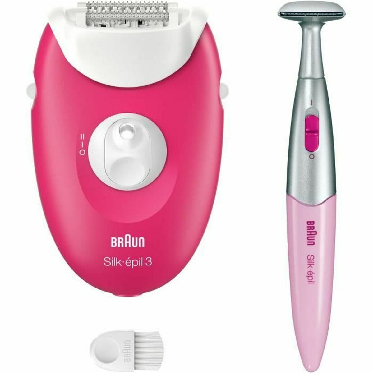 Elektrisk hårfjerner Braun 3-202 Fuchsia produktemballage