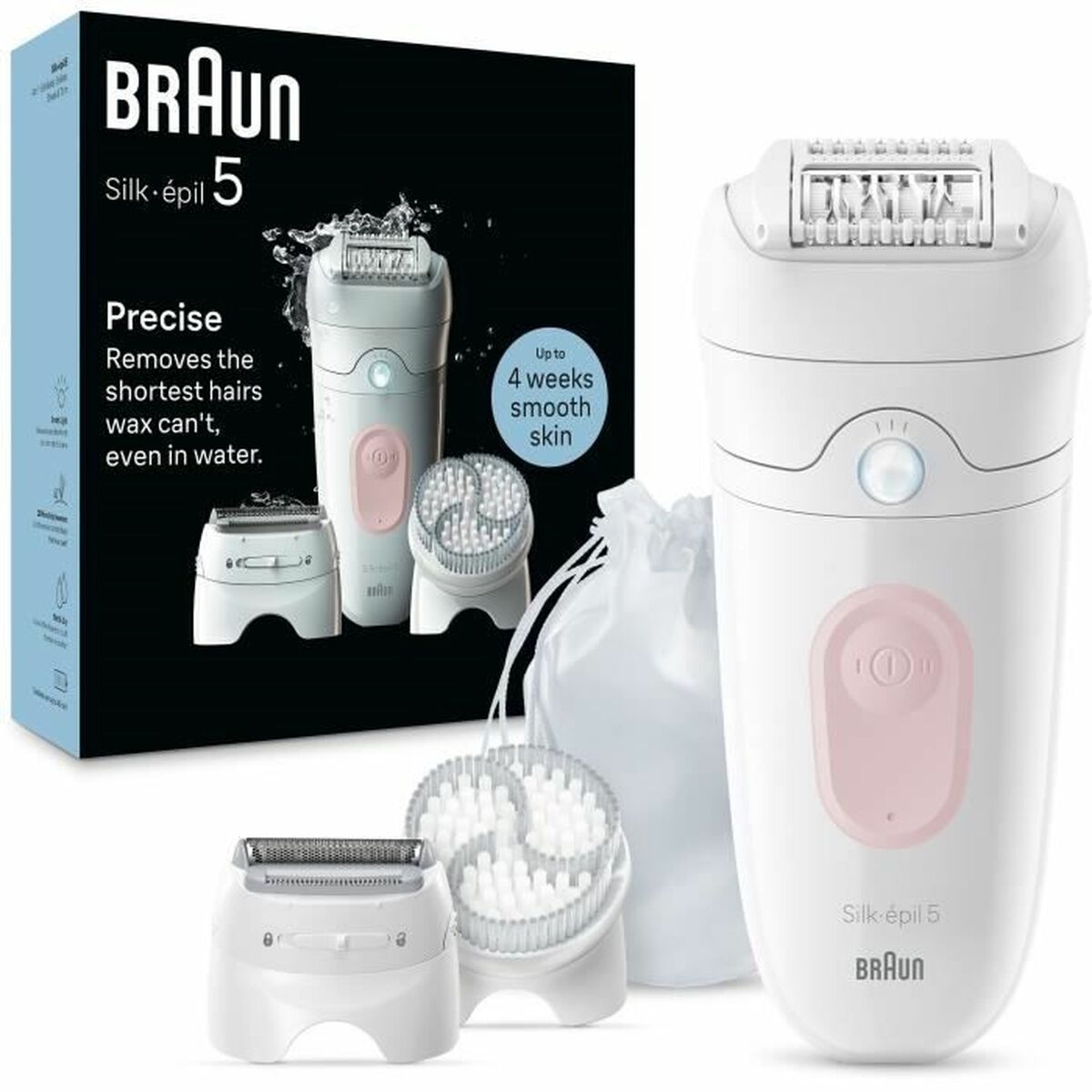 Elektrisk hårfjerner Braun Silk-épil 5 SE5-060 produktemballage
