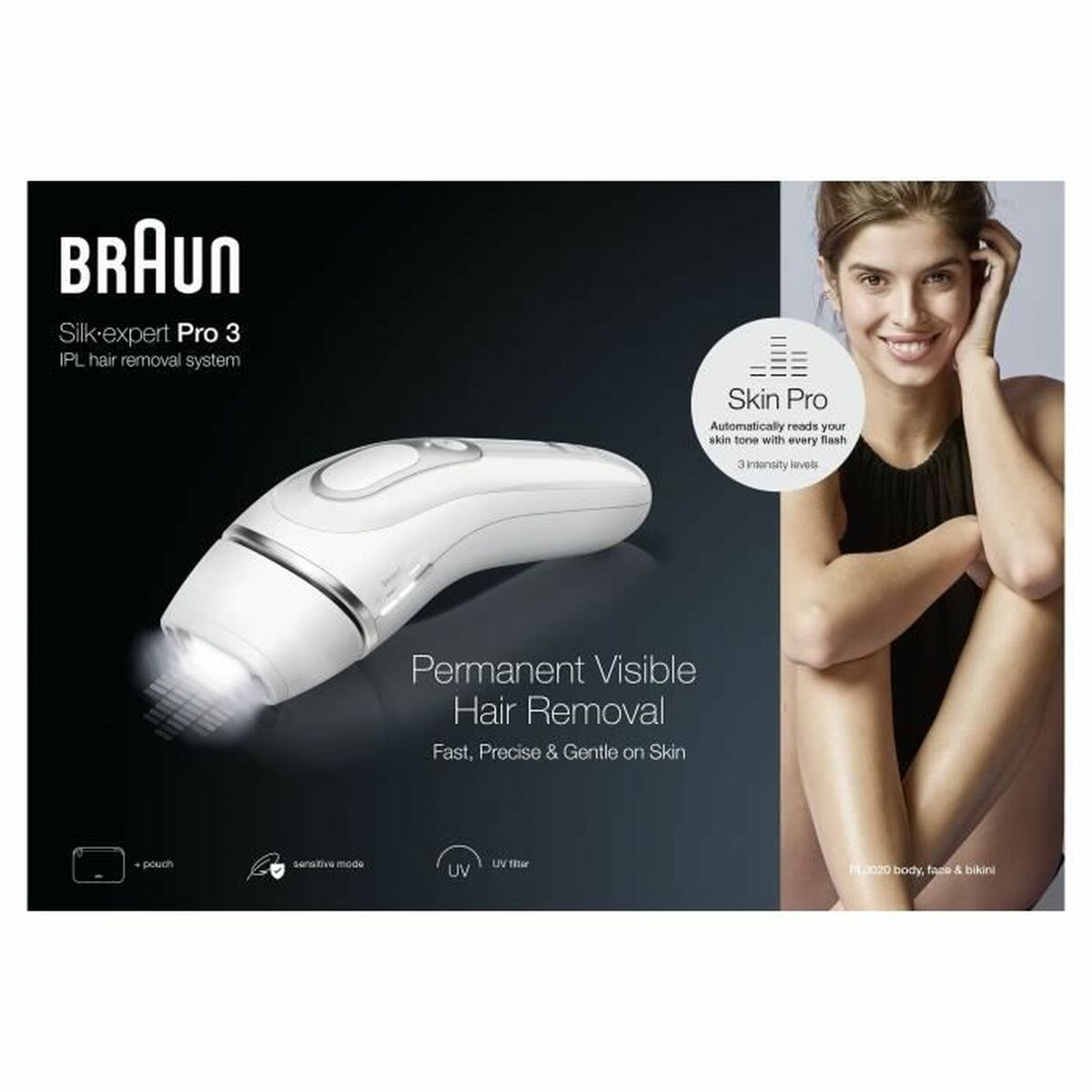 Electric Hair Remover Braun produktemballage