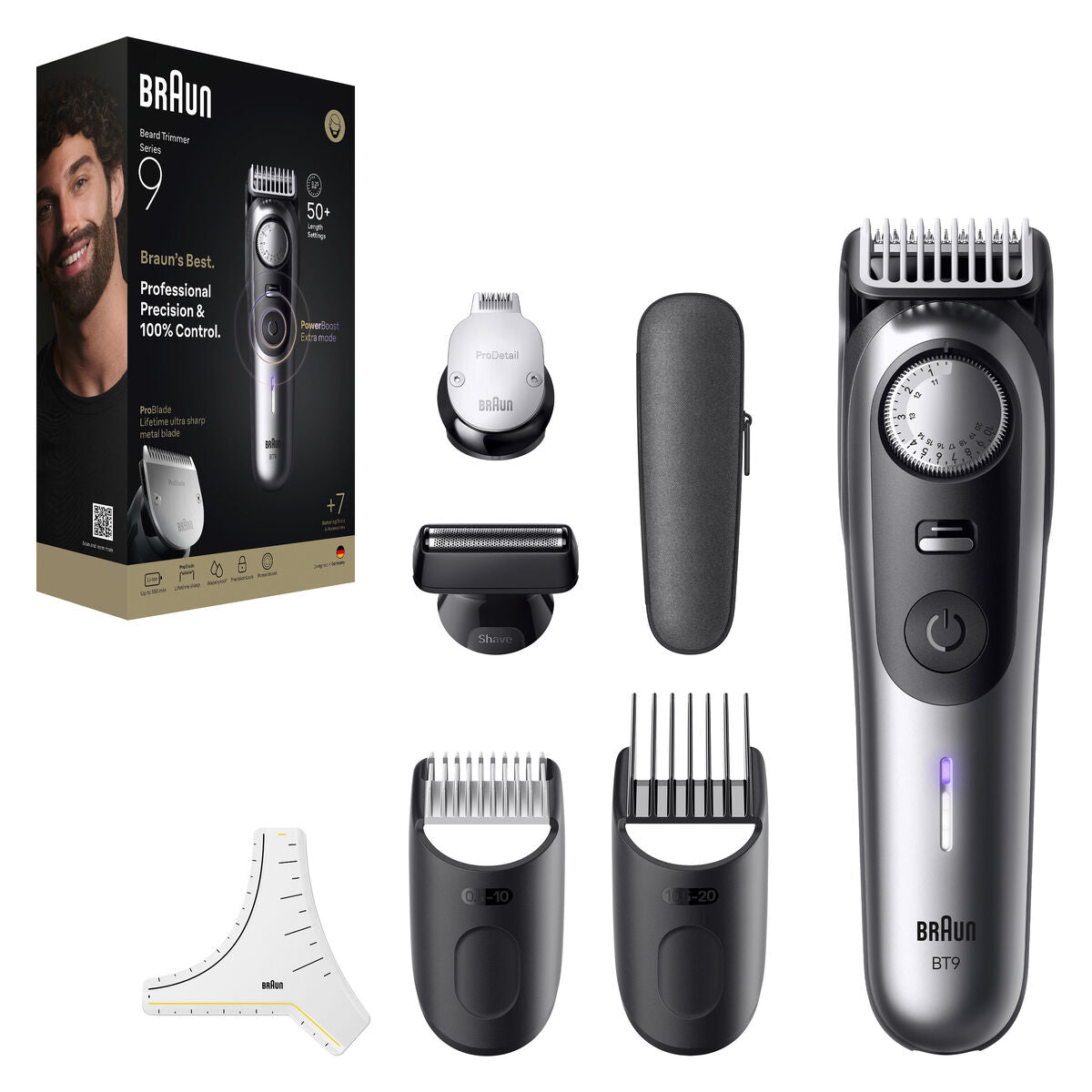 Hårklippere Braun BT9520 S9 Essentiel produktemballage