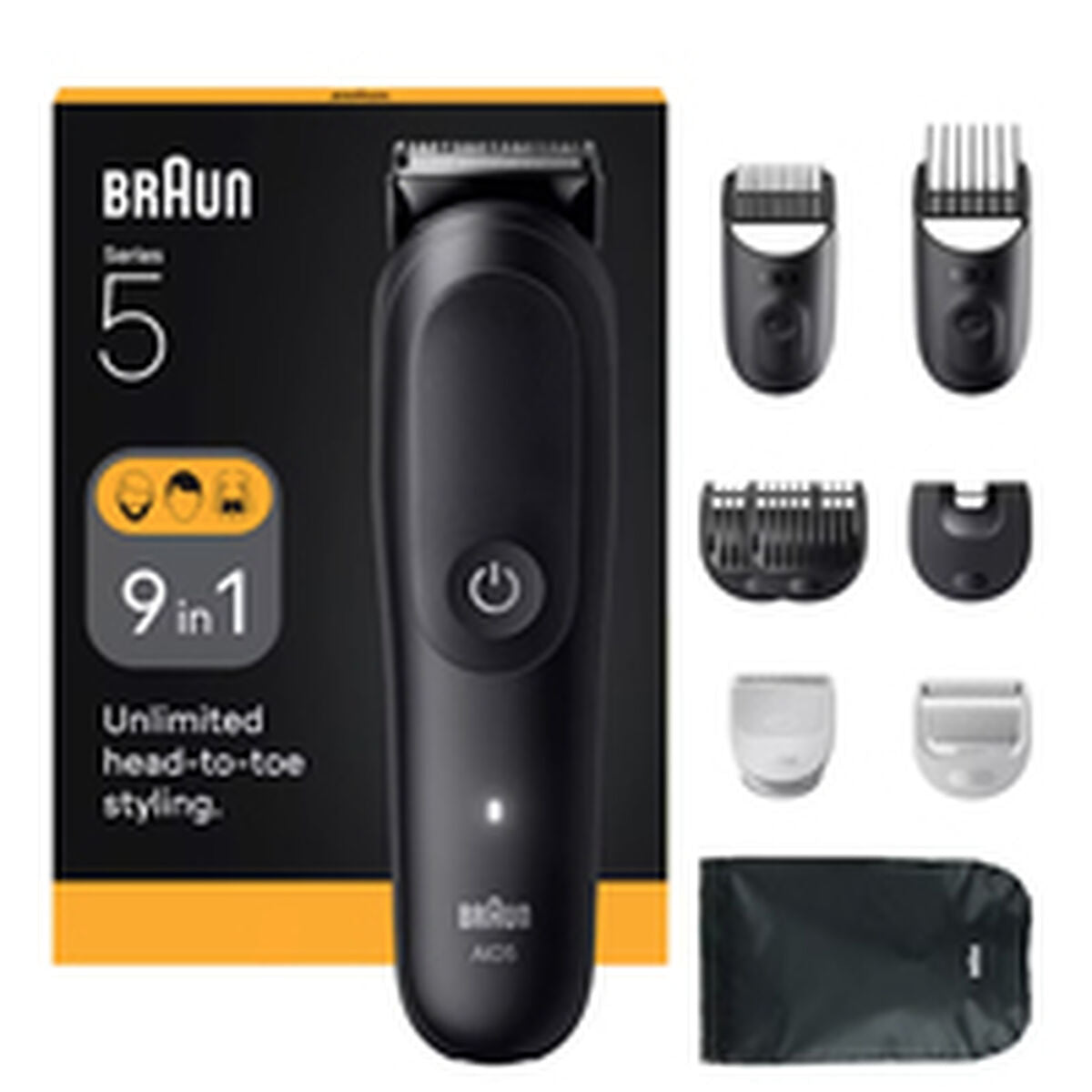 Hårklippere Braun produktemballage