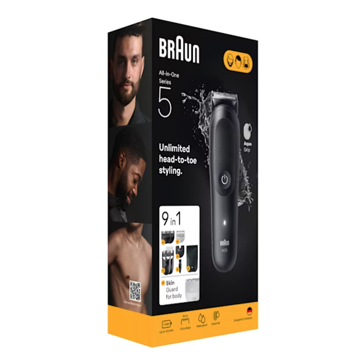 Hårklippere Braun produktemballage