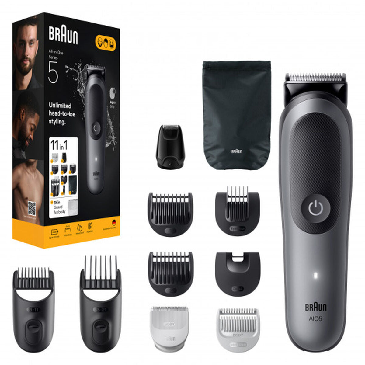 Hårklippere Braun S5 ALL IN AIO5560 produktemballage