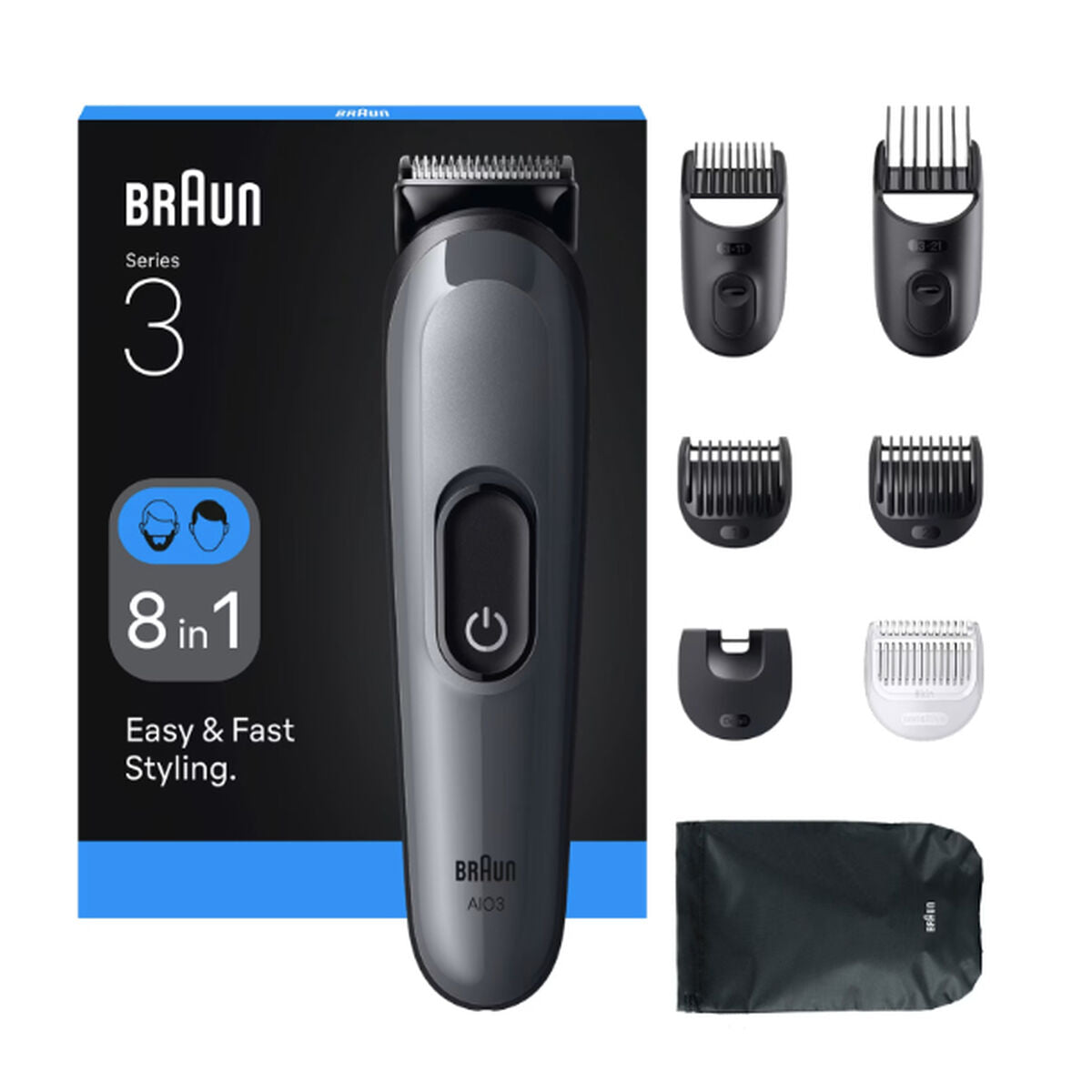Hårfjerner Braun 8 Pieces produktemballage