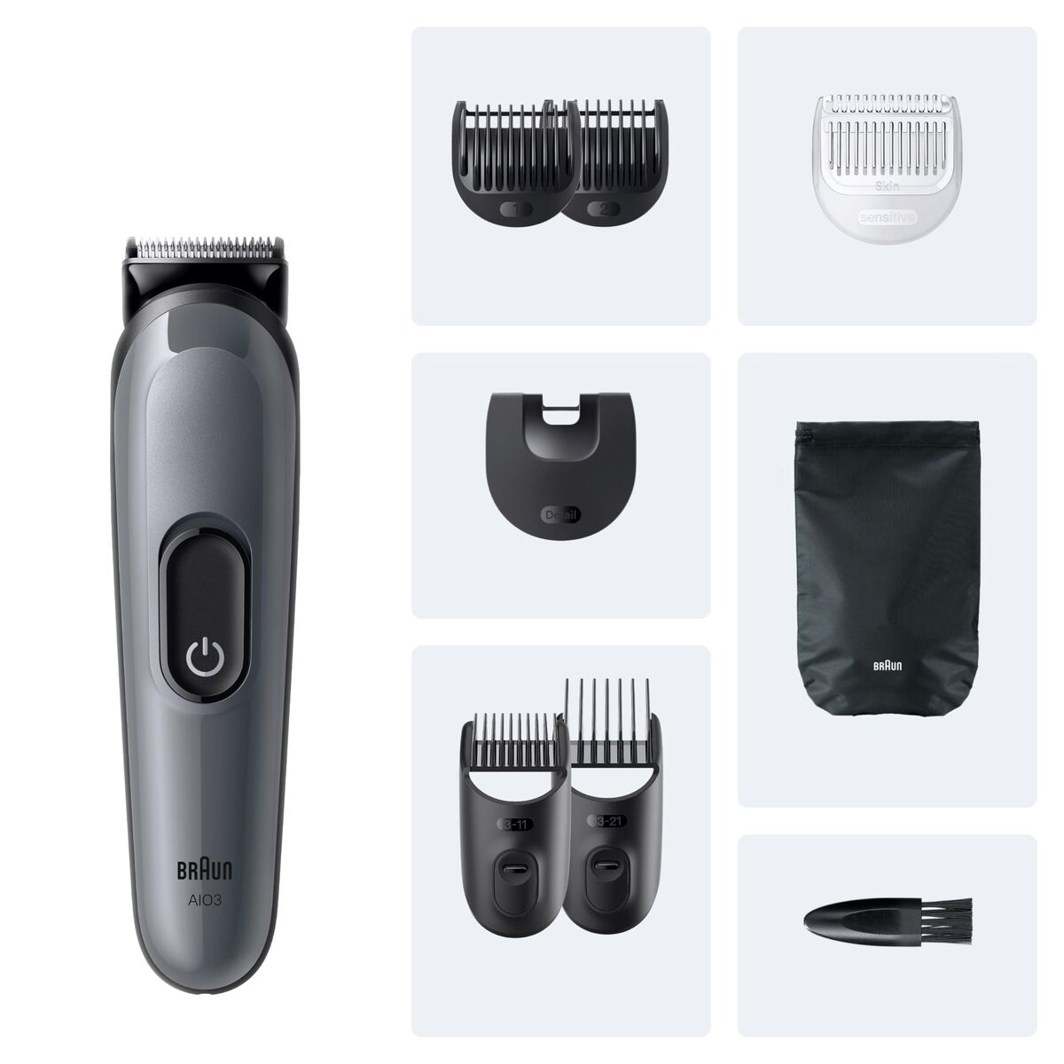 Hårfjerner Braun 8 Pieces produktemballage