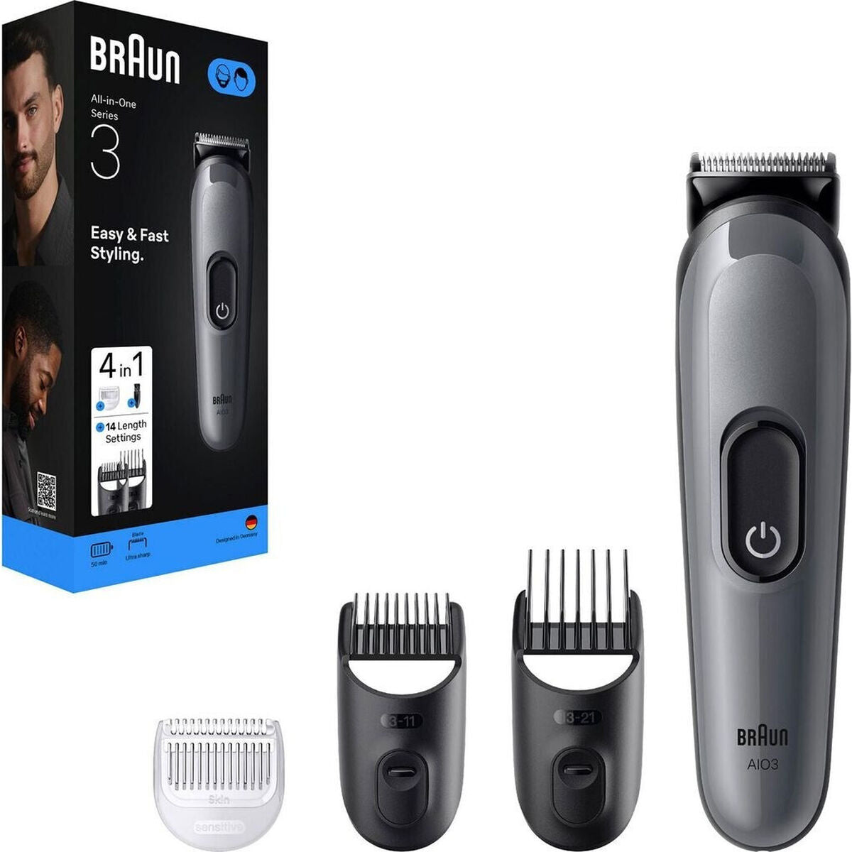 Bodyshaver Braun S3 GROCERY AIO3500 produktemballage