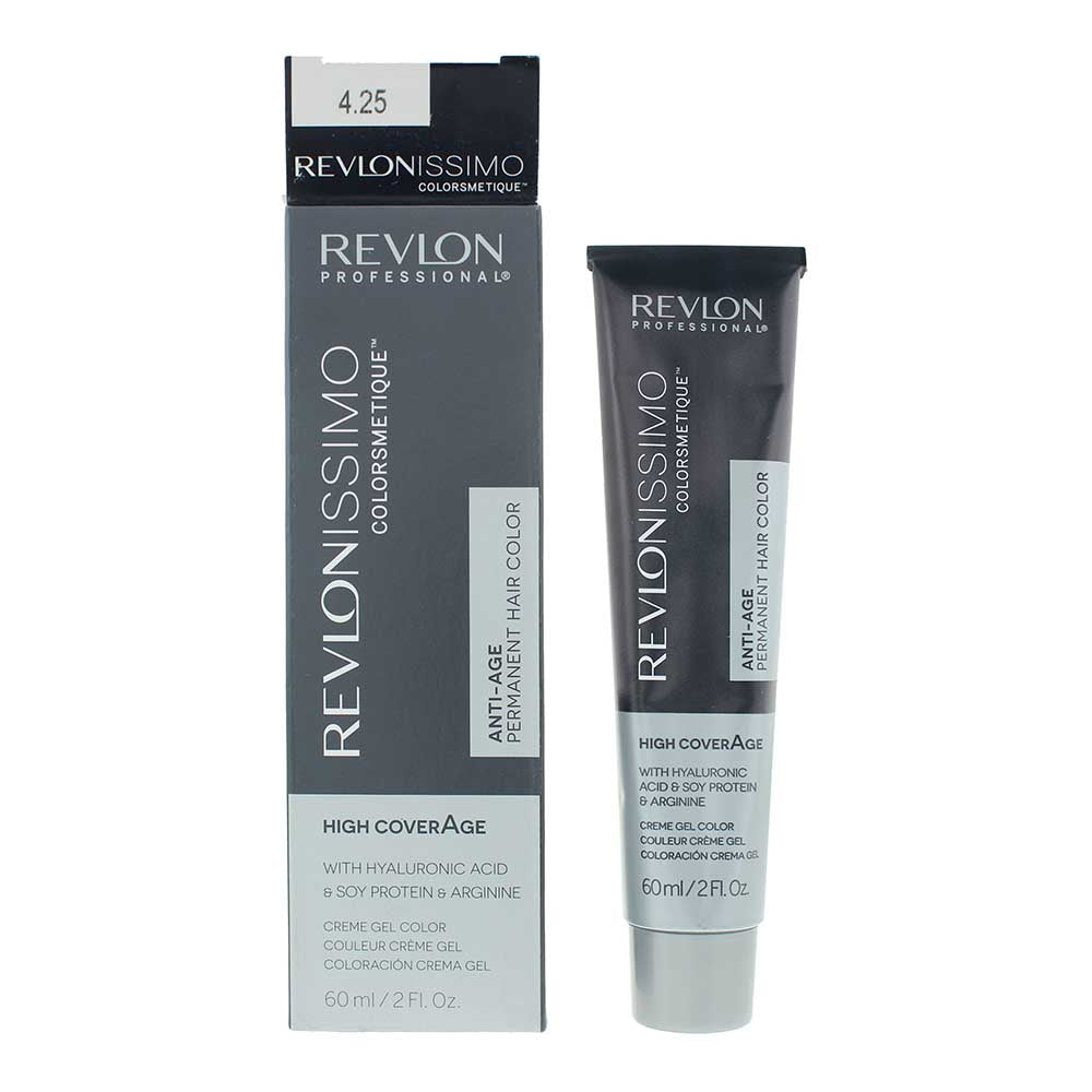 Revlon, Revlonissimo Colorsmetique, Permanent Hair Dye, 4.25 Medium Chocolate Brown, 60 ml