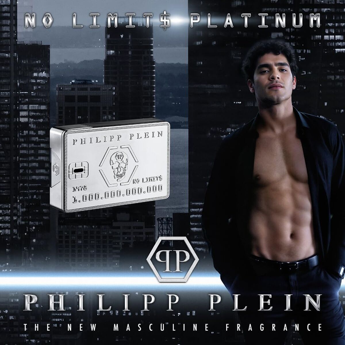 Herreparfume PHILIPP PLEIN NO LIMITS 50 ml til mænd produktemballage