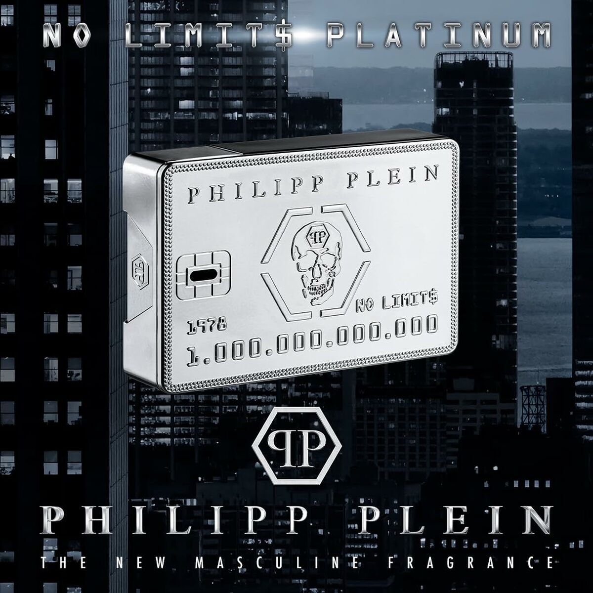 Herreparfume PHILIPP PLEIN NO LIMITS 90 ml til mænd produktemballage