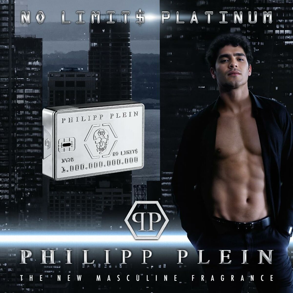 Herreparfume PHILIPP PLEIN NO LIMITS 90 ml til mænd produktemballage