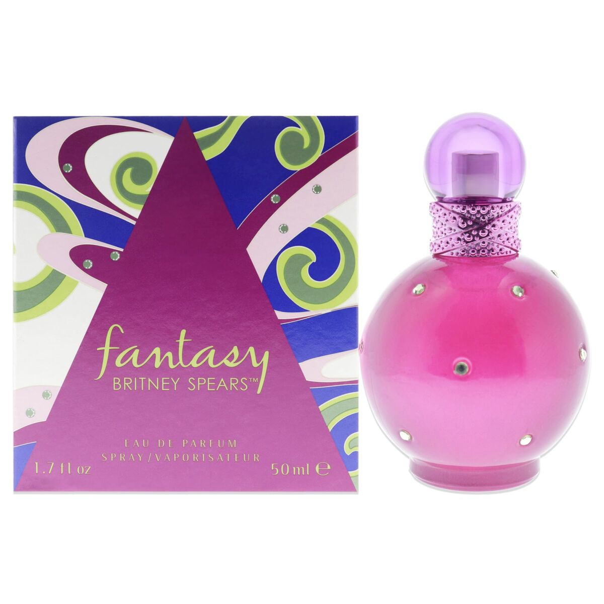 Unisex parfume Britney Spears FANTASY 50 ml til kvinder produktemballage