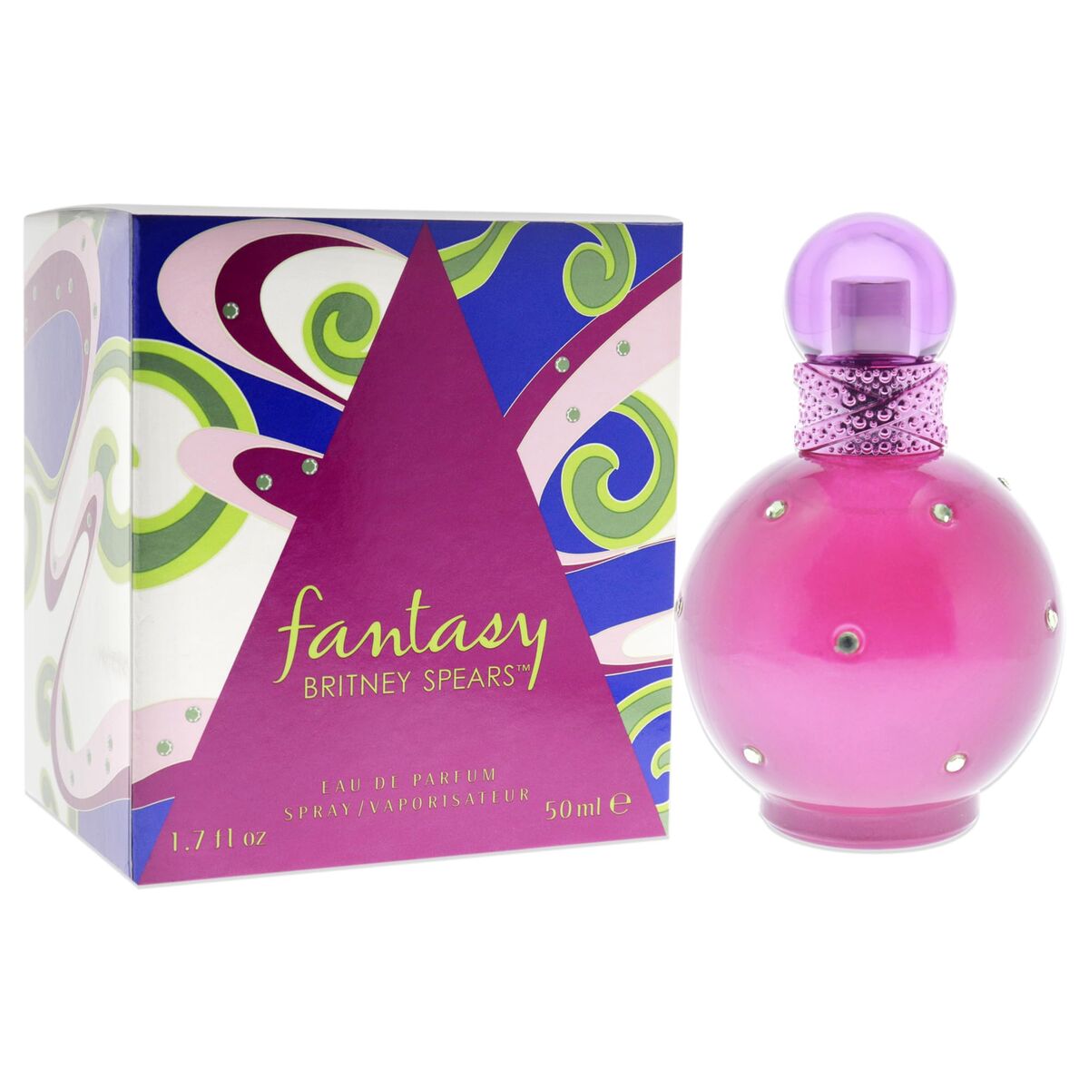 Unisex parfume Britney Spears FANTASY 50 ml til kvinder produktemballage