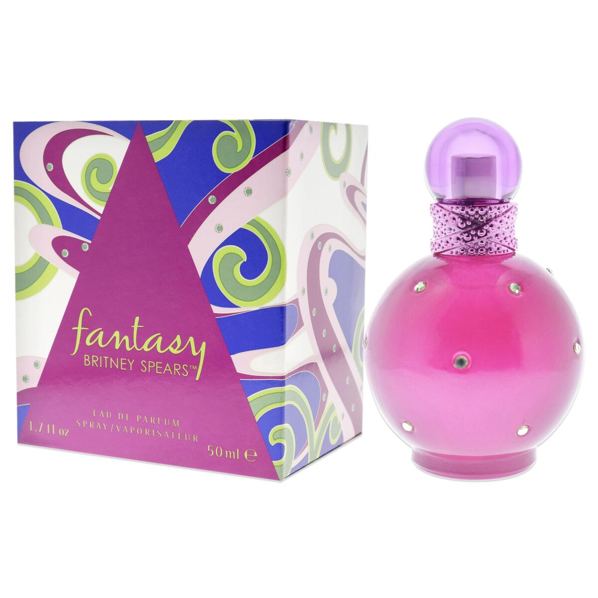 Unisex parfume Britney Spears FANTASY 50 ml til kvinder produktemballage