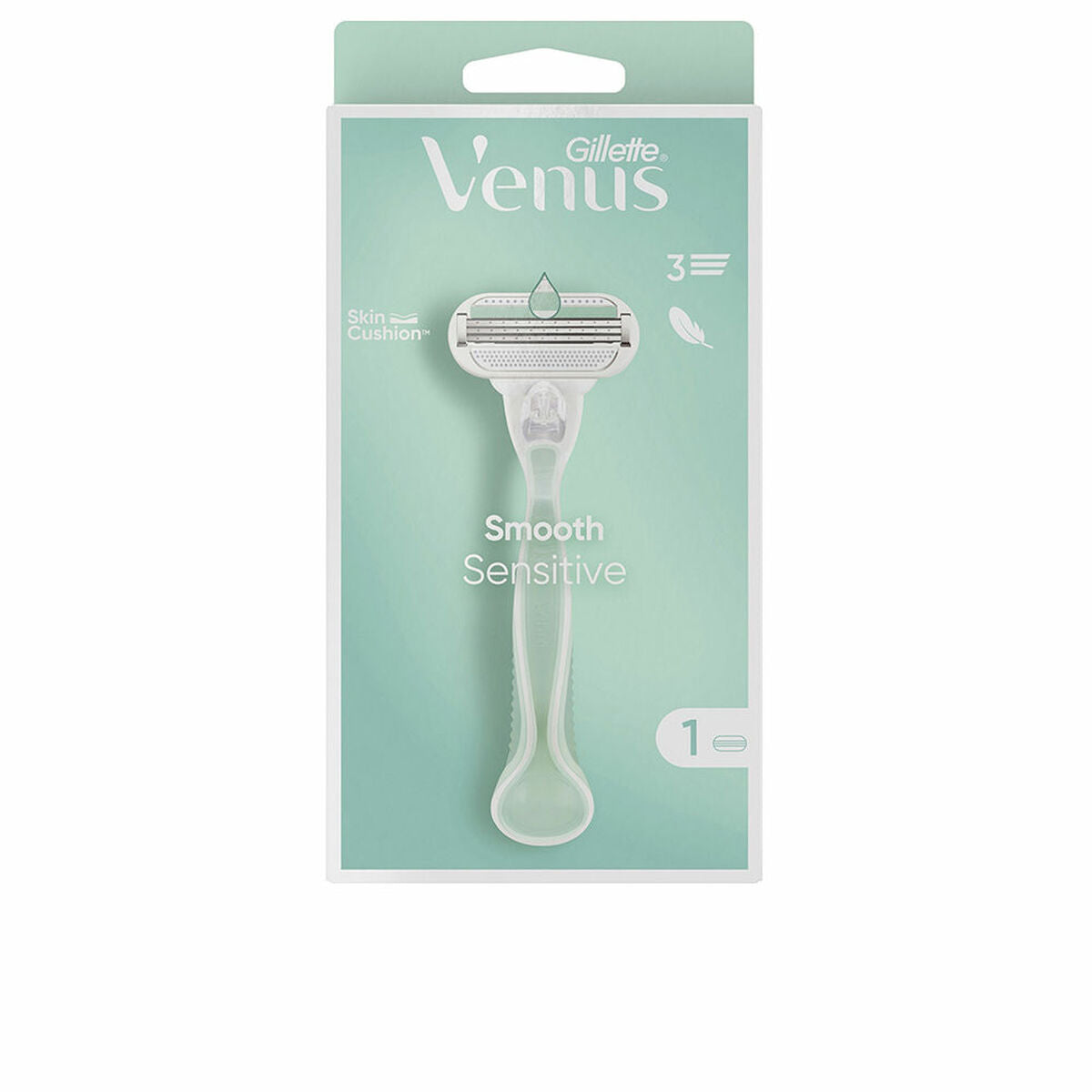 Body Hårfjerningsstrimler Gillette VENUS SMOOTH SENSITIVE for Women produktemballage