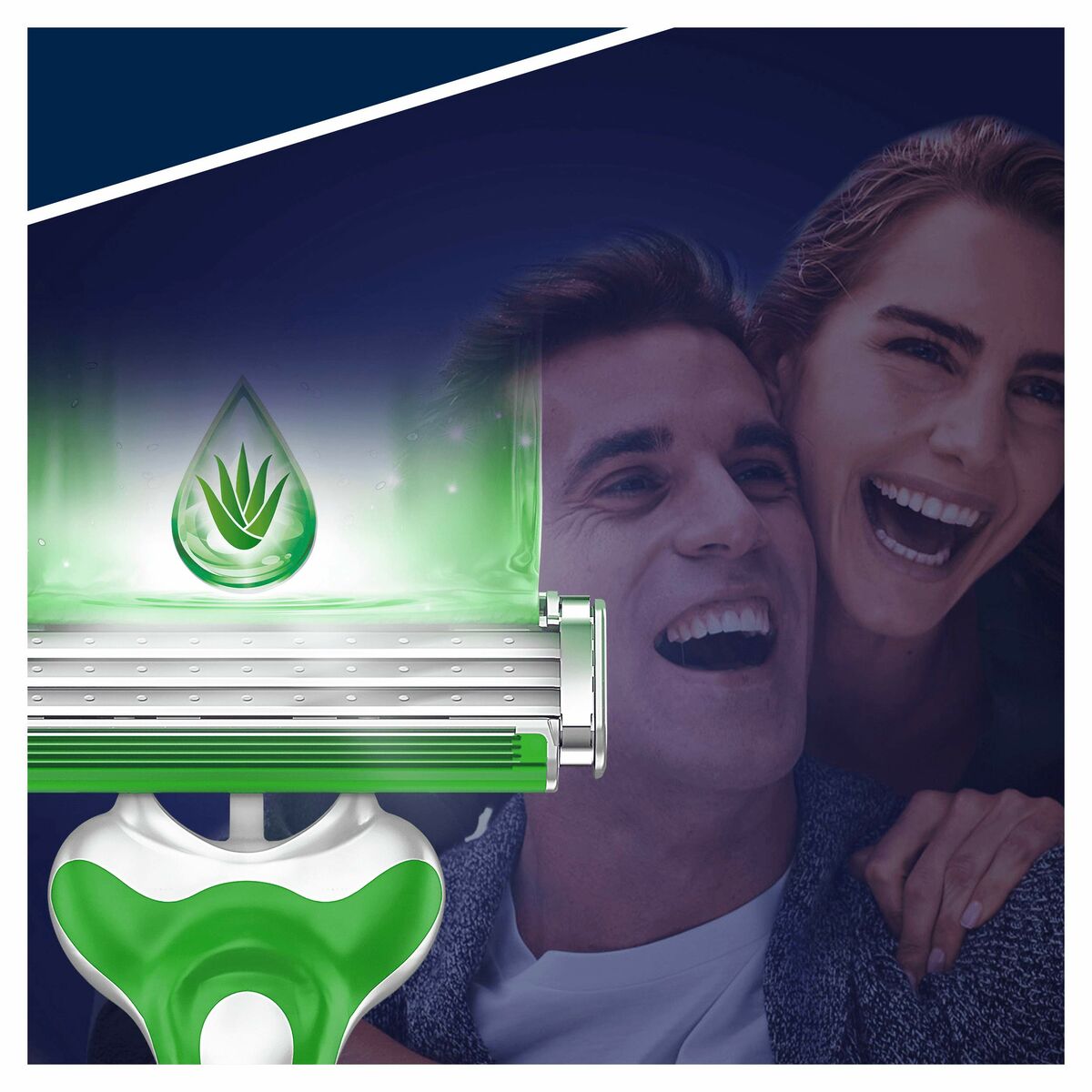 Engangsbarberkniv Gillette SENSOR (5 enheder) produktemballage