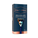 Manuel barbermaskine King C Gillette King Blue til mænd produktemballage