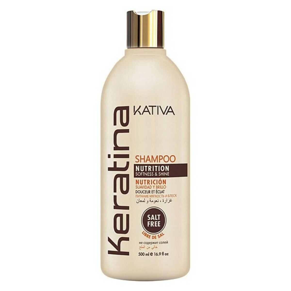 Shampoo Keratina Kativa (500 ml) til kvinder shampooflaske