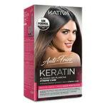 Hårudglatning Keratin Anti-frizz Xtrem Care Kativa (3 stk) Beskadiget hår til kvinder produktemballage