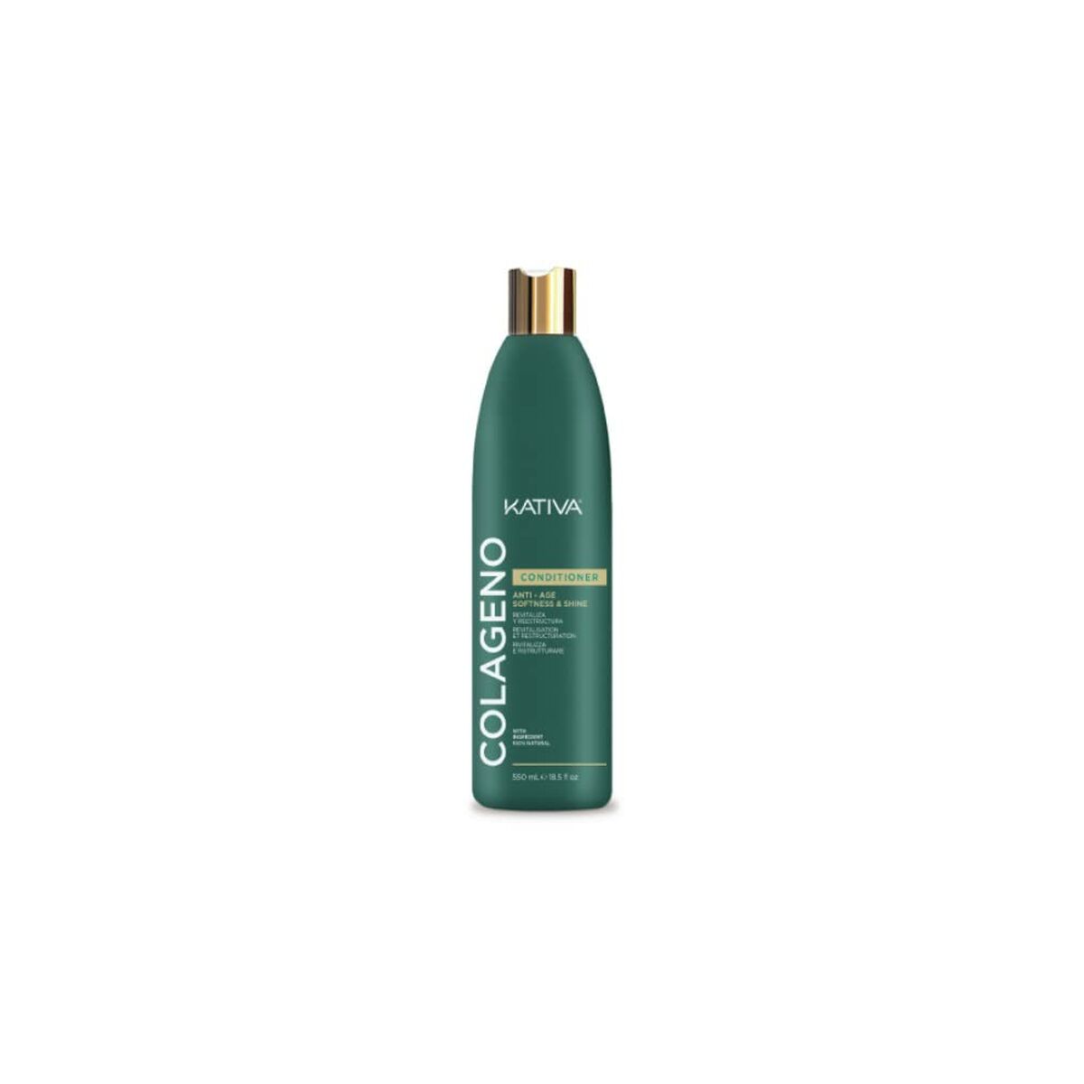 Revitalizing Conditioner Kativa Anti-Age 550 ml Collagen for Women balsamflaske