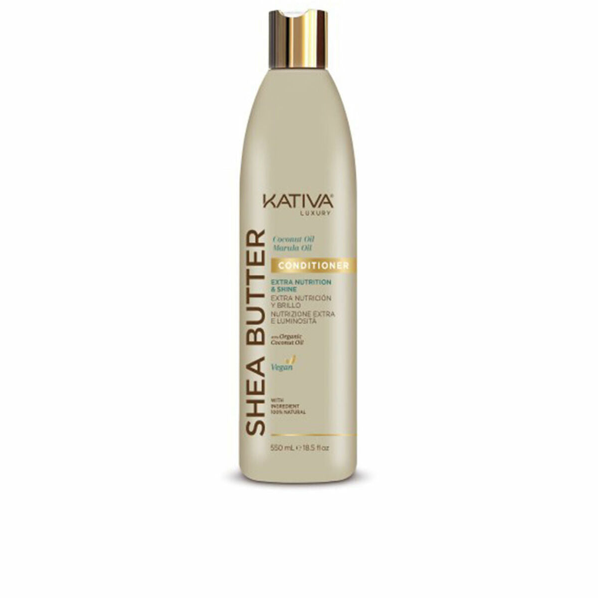 Balsam Kativa Shea Butter 550 ml til kvinder balsam flaske