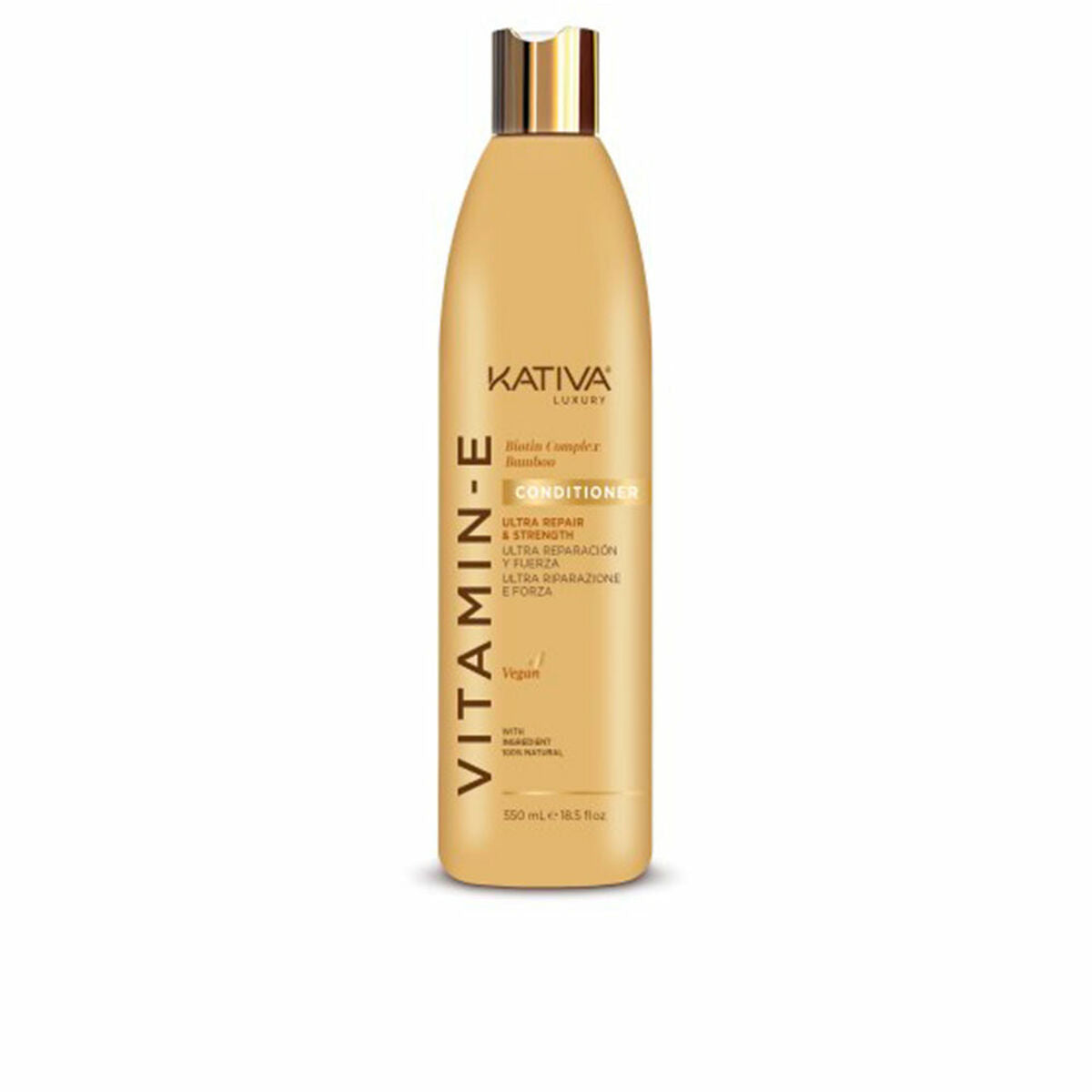 Reparerende balsam Kativa Vitamina E 550 ml Vitamin E til kvinder balsamflaske