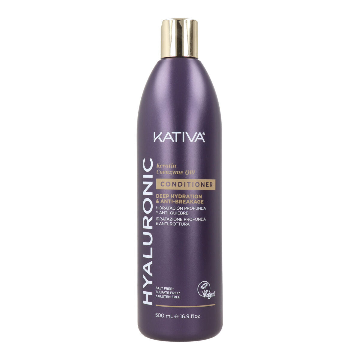 Balsam Kativa Hyaluronic keratin & coenzym Q10 500 ml balsamflaske