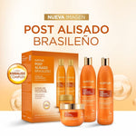 Shampoo og balsam Kativa KERATIN EXPRESS 3 stykker til kvinder shampooflaske