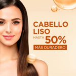 Shampoo og balsam Kativa KERATIN EXPRESS 3 stykker til kvinder shampooflaske