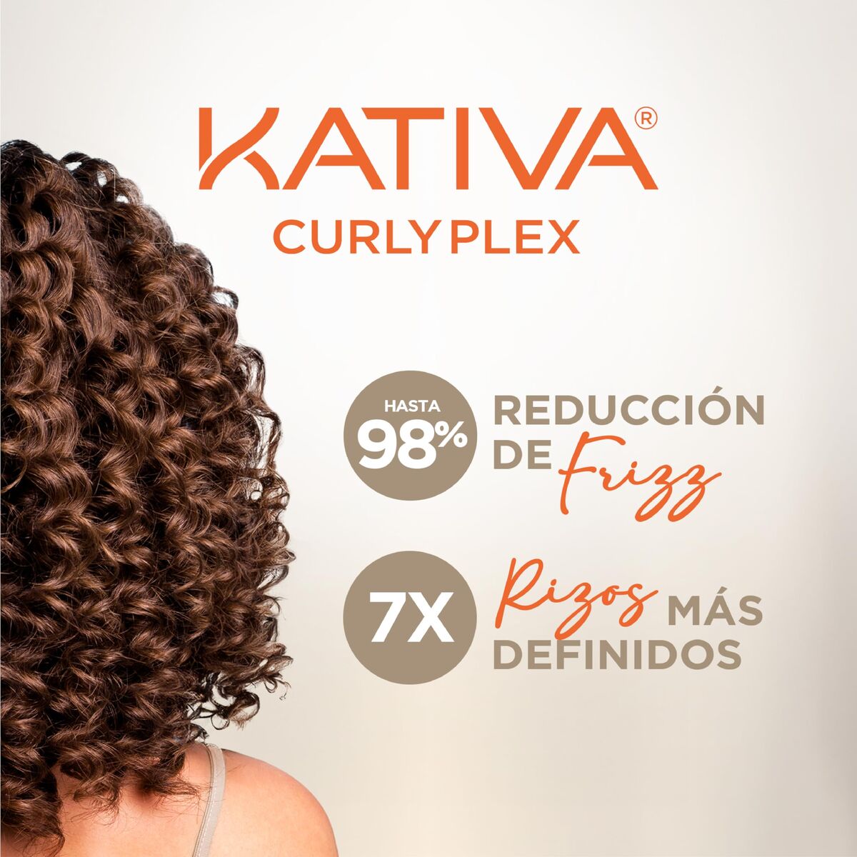 Shampoo til krøllet hår Kativa KATIVA CURLY PLEX 355 ml shampooflaske