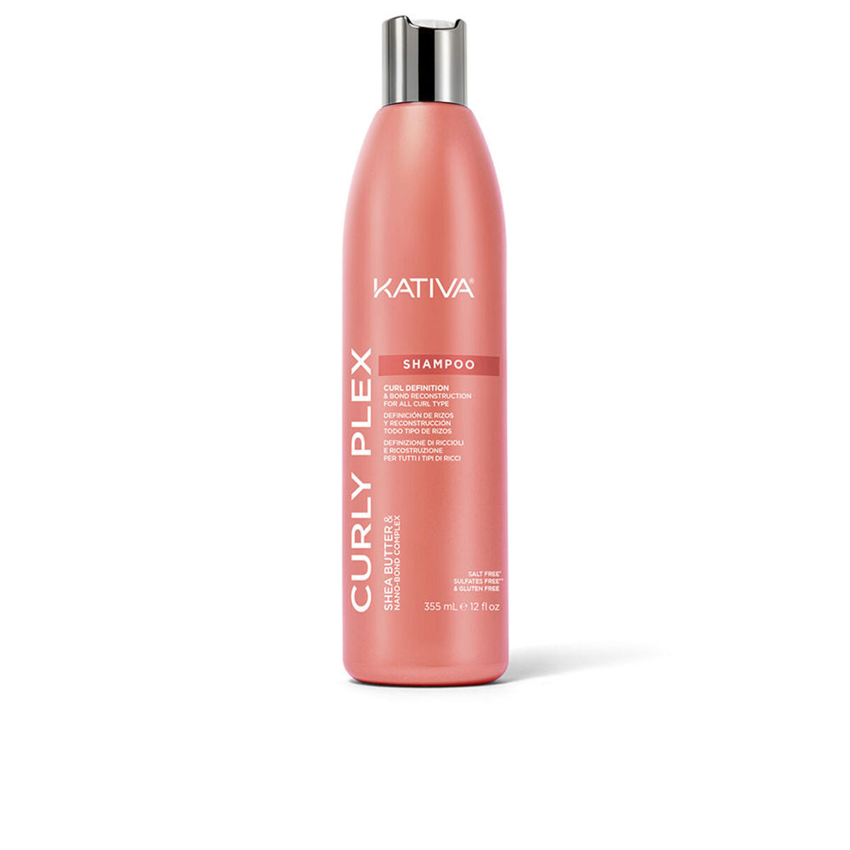 Shampoo til krøllet hår Kativa KATIVA CURLY PLEX 355 ml shampooflaske