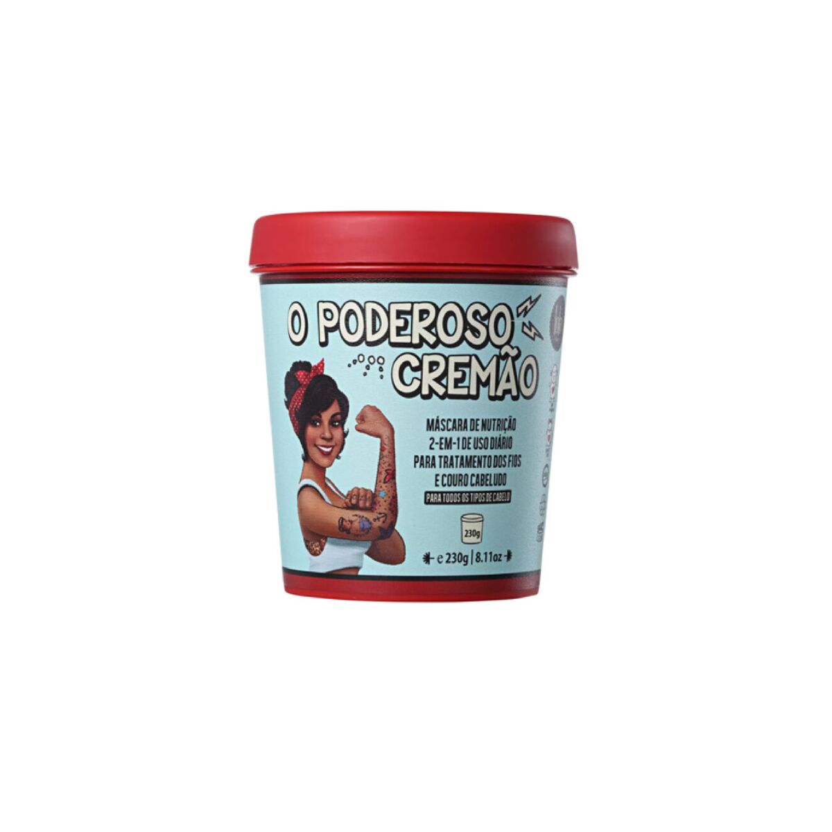 Hårmaske Lola Cosmetics O Poderoso Mascarilla 230 g hårmaske emballage