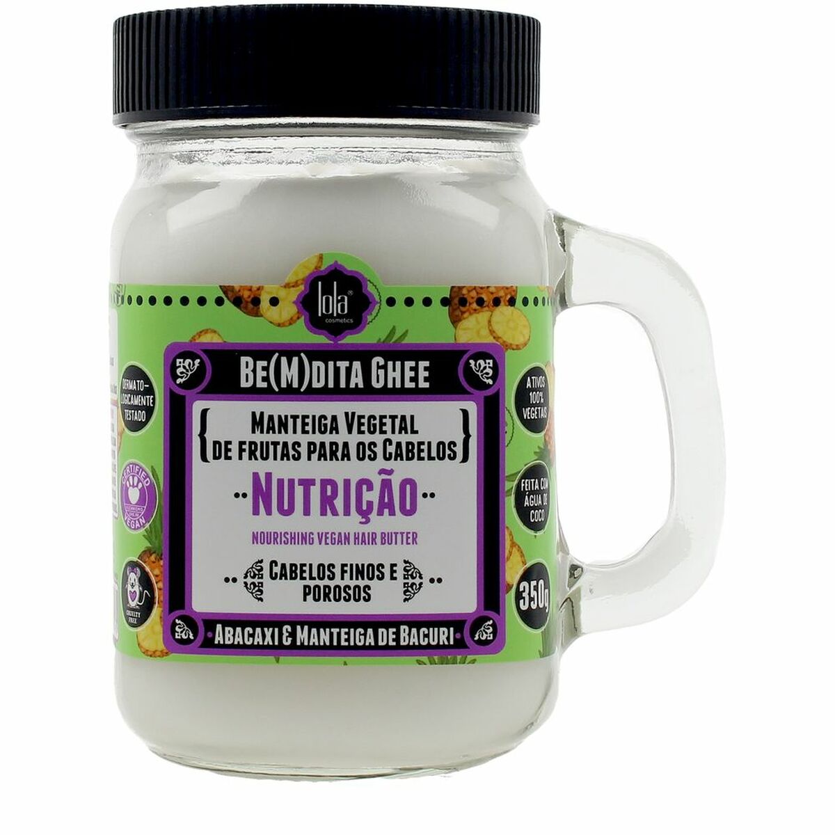 Nærende hårmaske Lola Cosmetics BE(M)DITA GHEE 350 g til kvinder hårmaske emballage